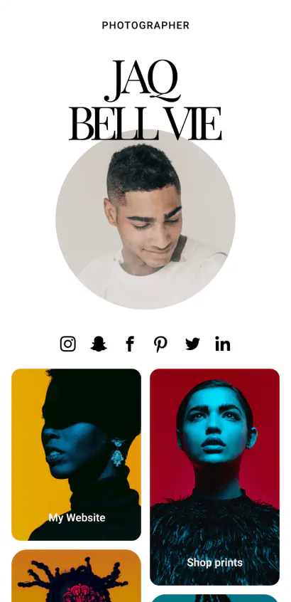 Gamer bio site